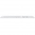 Magic Keyboard with Touch ID and Numeric Keypad for Mac models with Apple silicon (USB–C) - Russian - White Keys, MXK73RS/A