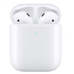 Наушники AirPods с беспроводным зарядным футляром
