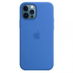 Силиконовый чехол MagSafe для iPhone 12 и iPhone 12 Pro, цвет «Капри»