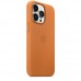 Кожаный чехол MagSafe для iPhone 13 Pro, цвет «золотистая охра»
