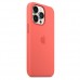 Силиконовый чехол MagSafe для iPhone 13 Pro Max, цвет «розовый помело»