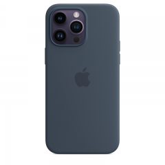 Силиконовый чехол MagSafe для iPhone 14 Pro Max, Storm Blue, MPTQ3