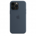 Силиконовый чехол MagSafe для iPhone 14 Pro Max, Storm Blue, MPTQ3