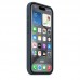 Силиконовый чехол MagSafe для iPhone 15 Pro, Storm Blue, MT1D3