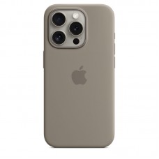 Силиконовый чехол MagSafe для iPhone 15 Pro, Clay, MT1E3