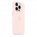 Силиконовый чехол MagSafe для iPhone 15 Pro, Light Pink, MT1F3