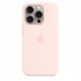 Силиконовый чехол MagSafe для iPhone 15 Pro, Light Pink, MT1F3