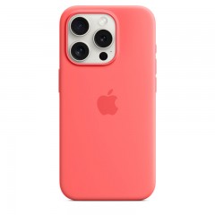 Силиконовый чехол MagSafe для iPhone 15 Pro, Guava, MT1G3