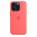 Силиконовый чехол MagSafe для iPhone 15 Pro, Guava, MT1G3