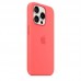 Силиконовый чехол MagSafe для iPhone 15 Pro, Guava, MT1G3
