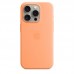 Силиконовый чехол MagSafe для iPhone 15 Pro, Orange Sorbet, MT1H3