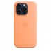 Силиконовый чехол MagSafe для iPhone 15 Pro, Orange Sorbet, MT1H3