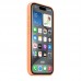 Силиконовый чехол MagSafe для iPhone 15 Pro, Orange Sorbet, MT1H3
