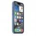 Силиконовый чехол MagSafe для iPhone 15 Pro Max, Winter Blue, MT1Y3