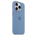 Силиконовый чехол MagSafe для iPhone 15 Pro Max, Winter Blue, MT1Y3