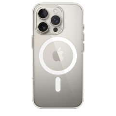 Силиконовый прозрачный чехол MagSafe для iPhone 16 Pro, MA7E4ZM/A