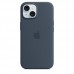 Силиконовый чехол MagSafe для iPhone 15, Storm Blue, MT0N3 Силиконовый чехол MagSafe для iPhone 15, Storm Blue, MT0N3