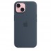 Силиконовый чехол MagSafe для iPhone 15, Storm Blue, MT0N3 Силиконовый чехол MagSafe для iPhone 15, Storm Blue, MT0N3