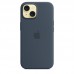 Силиконовый чехол MagSafe для iPhone 15, Storm Blue, MT0N3 Силиконовый чехол MagSafe для iPhone 15, Storm Blue, MT0N3