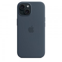 Силиконовый чехол MagSafe для iPhone 15, Storm Blue, MT0N3 Силиконовый чехол MagSafe для iPhone 15, Storm Blue, MT0N3