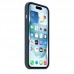 Силиконовый чехол MagSafe для iPhone 15, Storm Blue, MT0N3 Силиконовый чехол MagSafe для iPhone 15, Storm Blue, MT0N3