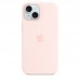 Силиконовый чехол MagSafe для iPhone 15, Light Pink, MT0U3 Силиконовый чехол MagSafe для iPhone 15, Light Pink, MT0U3