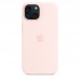 Силиконовый чехол MagSafe для iPhone 15, Light Pink, MT0U3 Силиконовый чехол MagSafe для iPhone 15, Light Pink, MT0U3