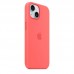 Силиконовый чехол MagSafe для iPhone 15, Guava, MT0V3 Силиконовый чехол MagSafe для iPhone 15, Guava, MT0V3