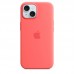 Силиконовый чехол MagSafe для iPhone 15, Guava, MT0V3 Силиконовый чехол MagSafe для iPhone 15, Guava, MT0V3