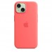 Силиконовый чехол MagSafe для iPhone 15, Guava, MT0V3 Силиконовый чехол MagSafe для iPhone 15, Guava, MT0V3