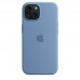 Силиконовый чехол MagSafe для iPhone 15, Winter Blue, MT0Y3 Силиконовый чехол MagSafe для iPhone 15, Winter Blue, MT0Y3