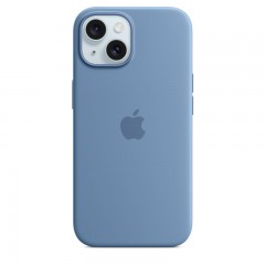Силиконовый чехол MagSafe для iPhone 15, Winter Blue, MT0Y3 Силиконовый чехол MagSafe для iPhone 15, Winter Blue, MT0Y3