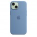 Силиконовый чехол MagSafe для iPhone 15, Winter Blue, MT0Y3 Силиконовый чехол MagSafe для iPhone 15, Winter Blue, MT0Y3