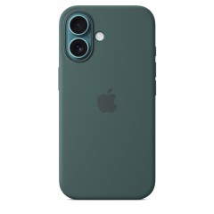 Силиконовый чехол MagSafe для iPhone 16 цвет Lake Green, MYY83ZM/A