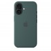 Силиконовый чехол MagSafe для iPhone 16 цвет Lake Green, MYY83ZM/A