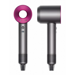 Фен Dyson HD08 Supersonic Cеребристый/фуксия