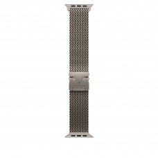 Миланский сетчатый браслет 49 мм, титановый цвет, L (для Watch Ultra 2), МХКЕЗ