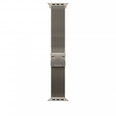Миланский сетчатый браслет 49 мм, титановый цвет, M (для Watch Ultra 2), MXKD3