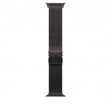 Миланский сетчатый браслет 49 мм, черный цвет, S (для Watch Ultra 2), MXKF3