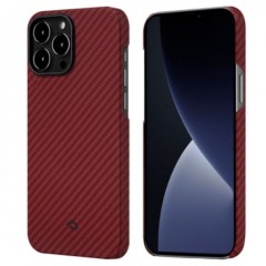 Чехол Pitaka MagEZ Case для iPhone 13 Pro 6.1", красный, кевлар (арамид)