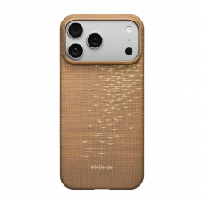 Чехол Pitaka Ultra-Slim Case Golden Glint для iPhone 17 Pro, Золотой блеск