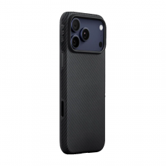 Чехол Pitaka Aramid UltraGuard Case Black-Grey для iPhone 17 Pro, Черный