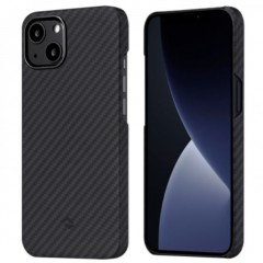 Чехол Pitaka MagEZ Case для iPhone 13, черно-серый, кевлар (арамид)