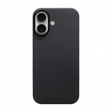 Чехол Pitaka Ultra-Slim Case Black/Grey для iPhone 17, Черный