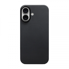 Чехол Pitaka Ultra-Slim Case Black/Grey для iPhone 17, Черный