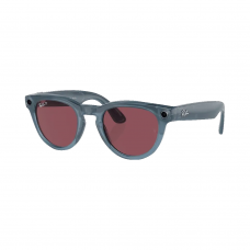 Умные очки Ray-Ban Meta Headliner Shiny Jeans Frame/Dusty Red Lenses 