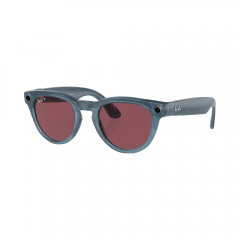 Умные очки Ray-Ban Meta Headliner Shiny Jeans Frame/Dusty Red Lenses 
