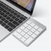 Клавиатура SATECHI Aluminum Slim Rechargeable Bluetooth Keypad, Silver