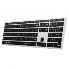 Клавиатура беспроводная SATECHI Slim X3 Bluetooth Backlit Keyboard, Silver, ST-BTSX3S-RU