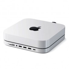 Подставка и концентратор SATECHI STAND & HUB FOR MAC MINI WITH SSD ENCLOSURE, Серебро